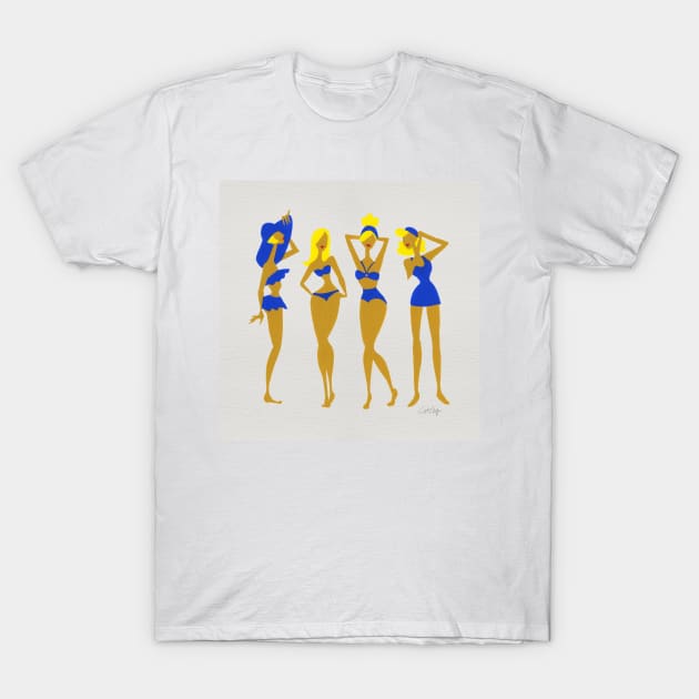 Bombshells - Blonde T-Shirt by CatCoq